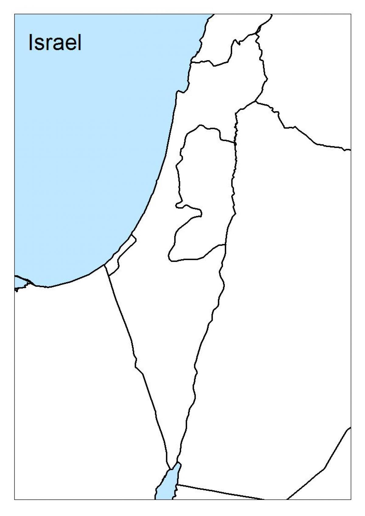 peta israel kosong