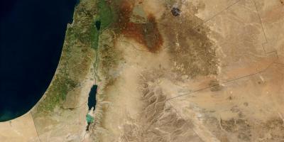 Peta israel satelit 
