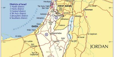 Israel wilayah peta